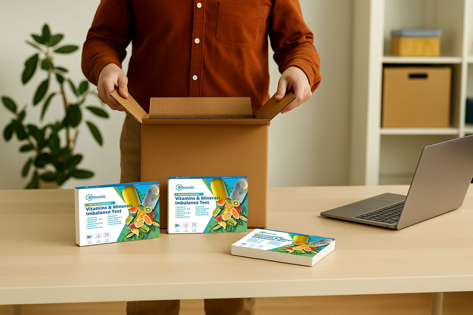 Guides, kits, and setup materials on a desk